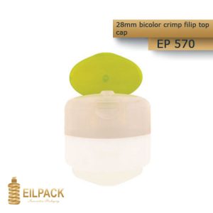 28mm bicolor crimp filip top cap ep 570.1