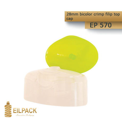 28mm bicolor crimp filip top cap ep 570.2