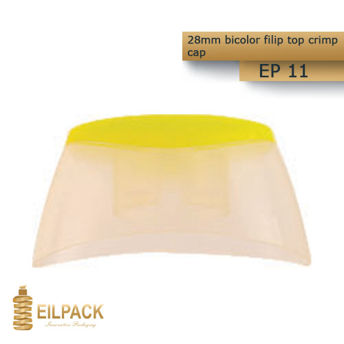 28mm bicolor filip top crimp cap ep 11